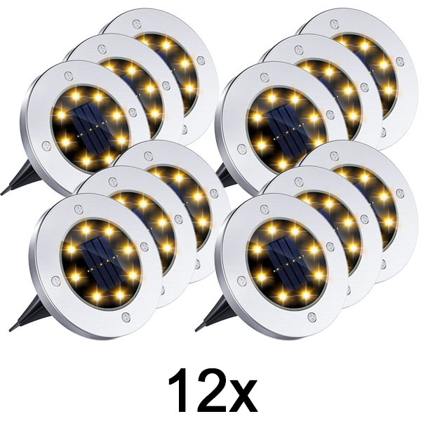4x Solarne podne svjetiljke za vanjsku upotrebu (3 kom) | LUMIGARD